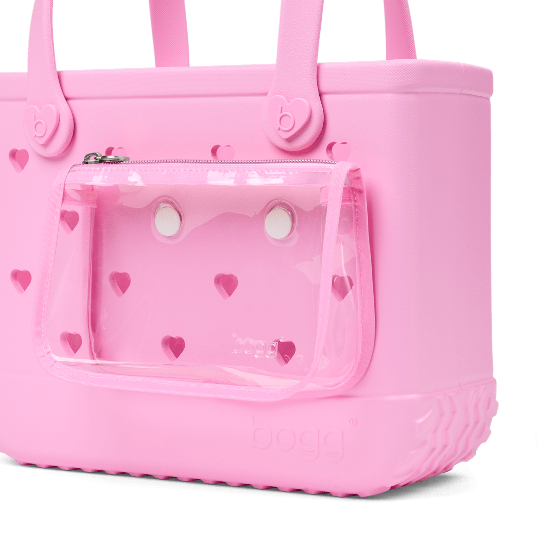 Bitty Bogg Bag - Cut Out Heart Pink Taffy - Image 5